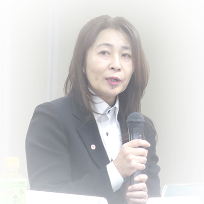 植田 直子氏 有限会社道下組 専務取締役 (一社)日本左官業組合連合会